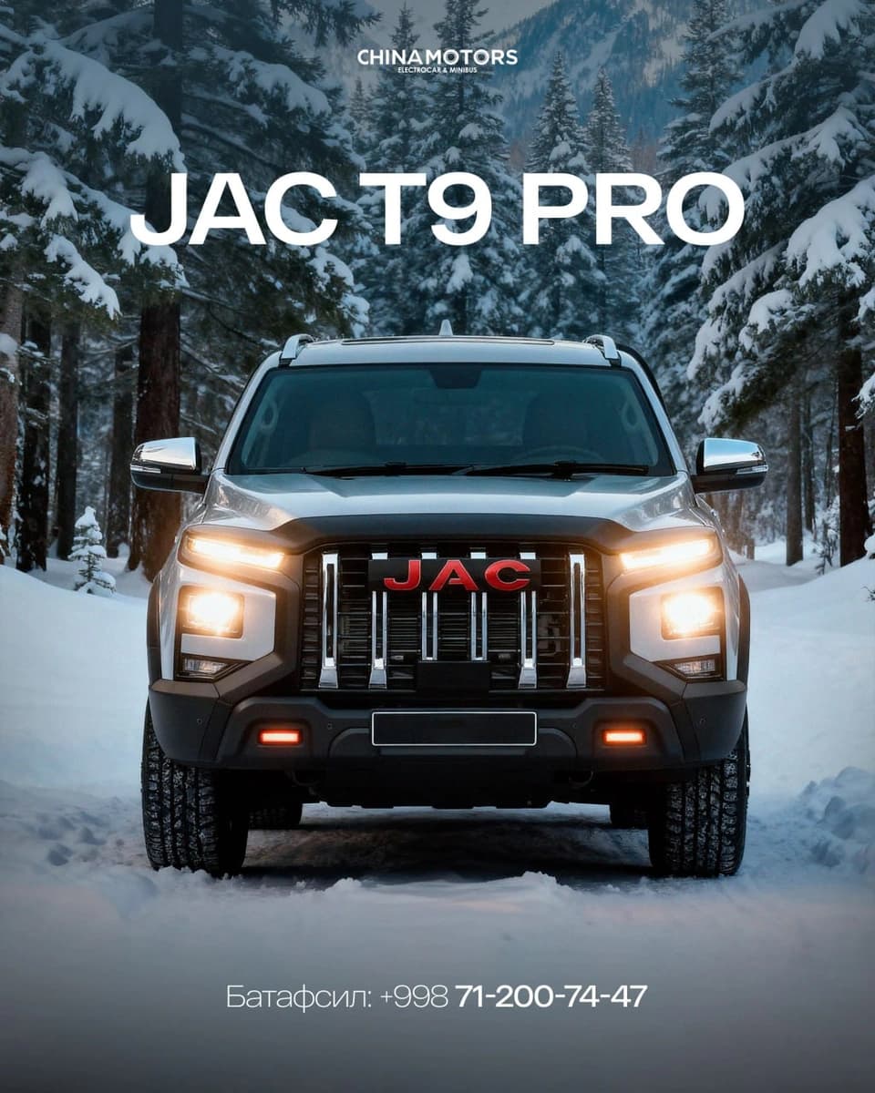 JAC T9 Hunter, 2025, Buxoro – 1