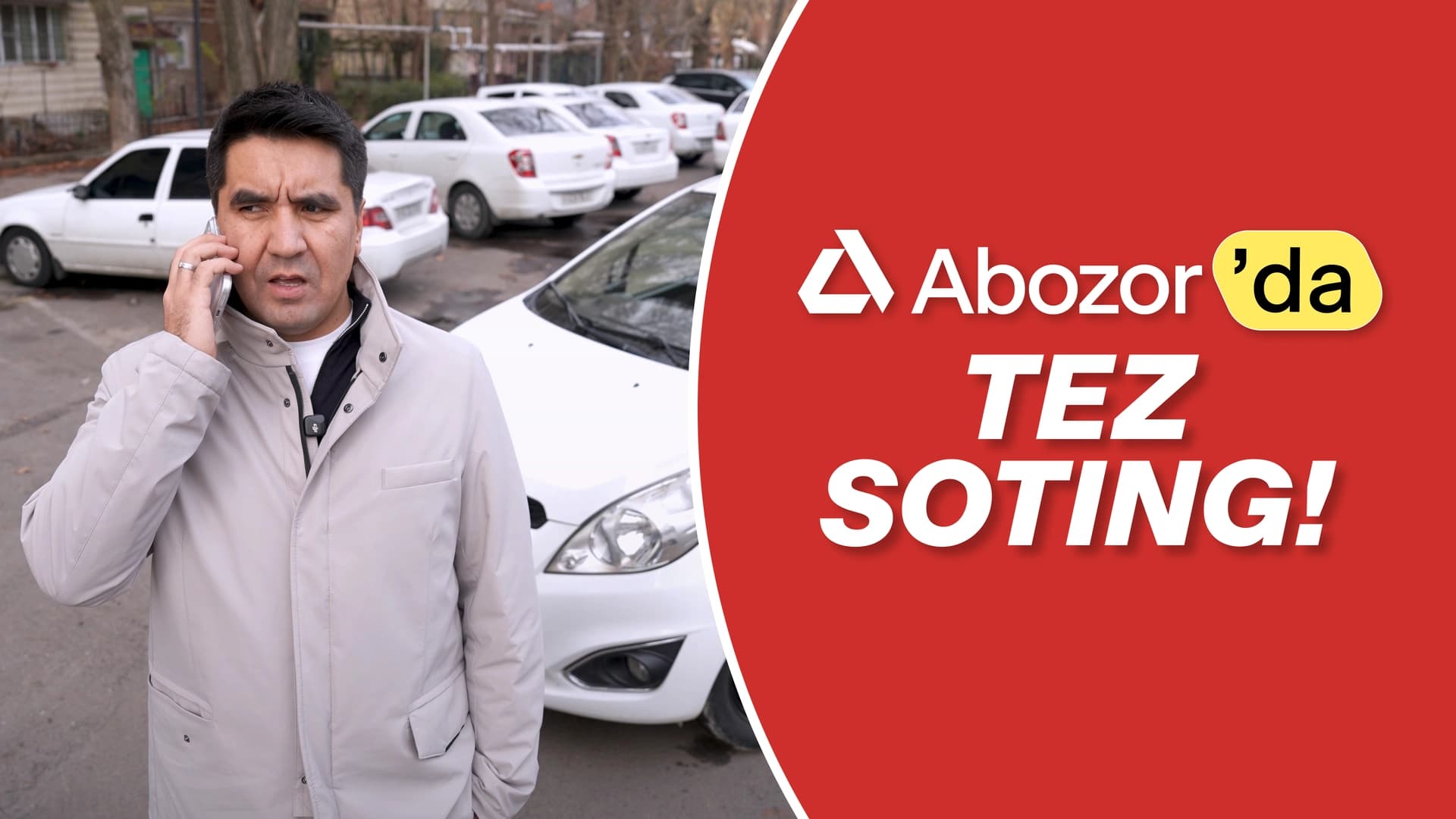 Bloger Bobur Mansurov Abozor’da mashinasini Tez Sotish orqali sotib ko‘rdi — real tajriba