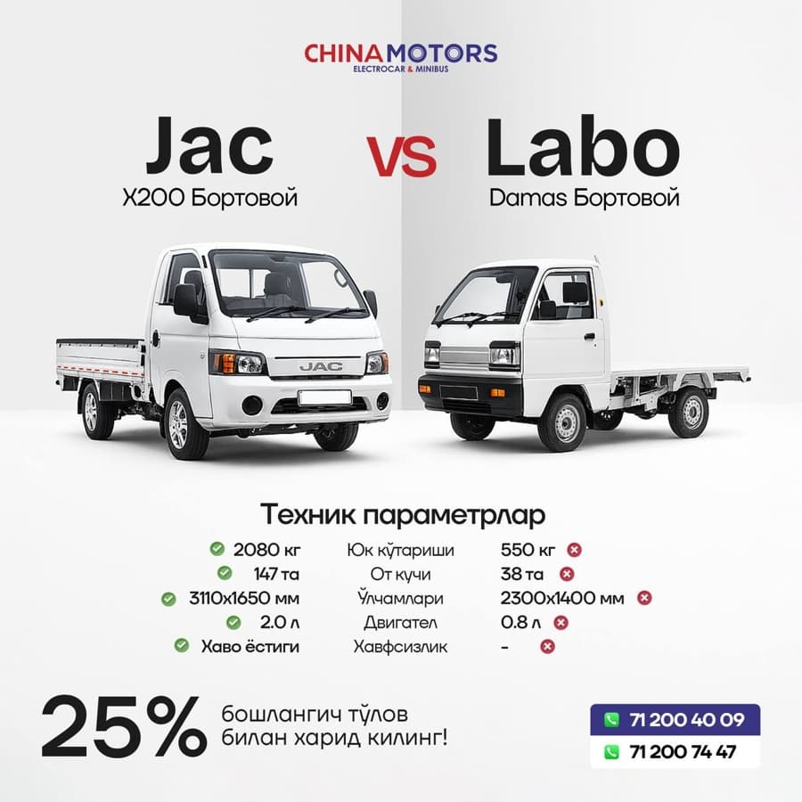 JAC X200, 2025, Buxoro – 1
