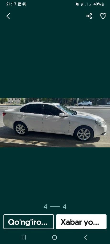 Chevrolet Epica, 2010, Jizzax – 1