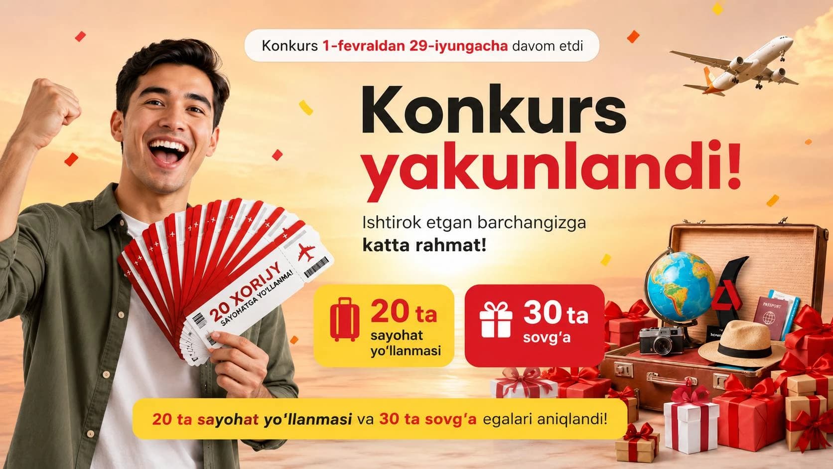 🏆 Kim xorijga yo‘llanmani qo‘lga kiritdi?