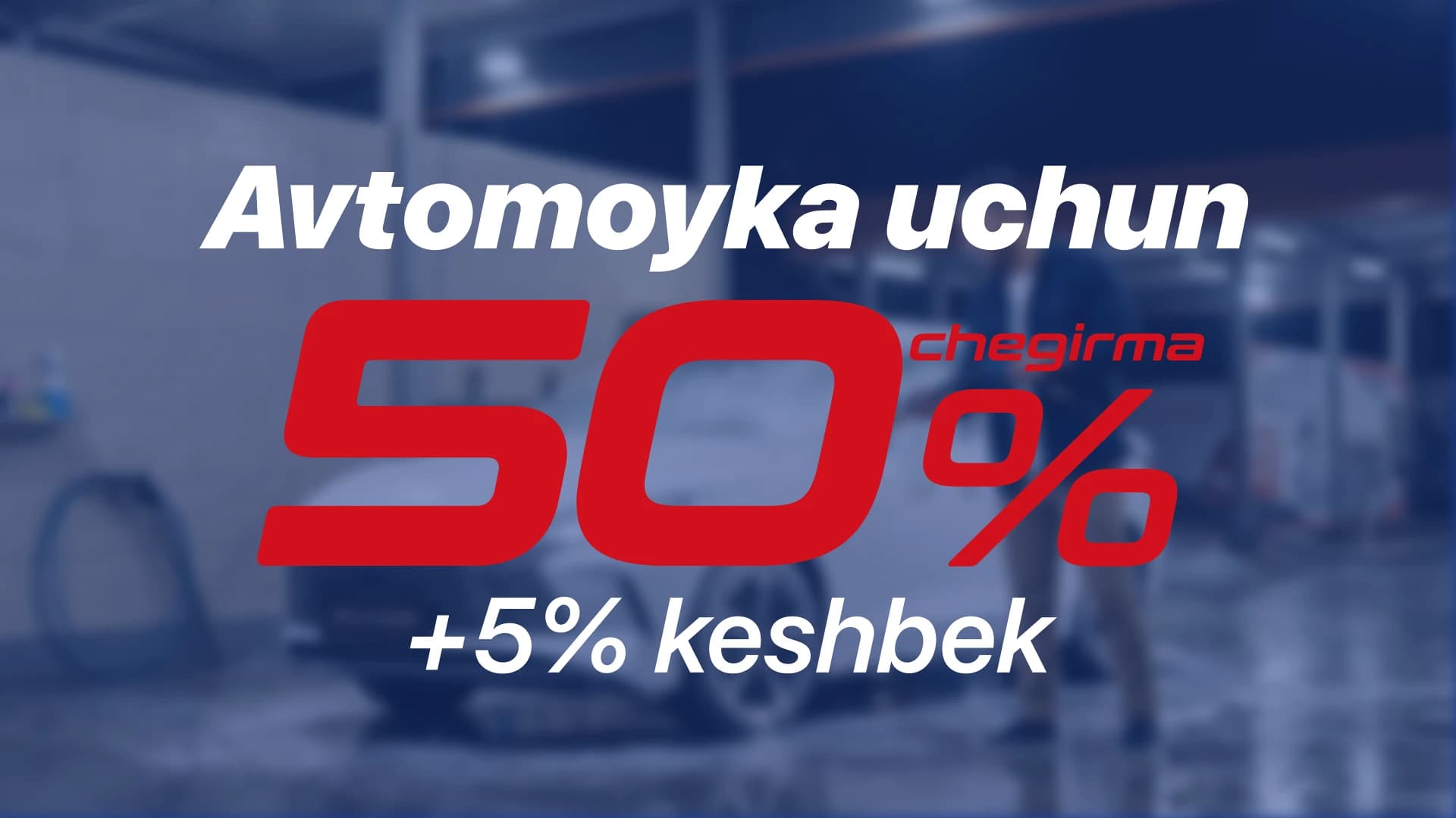 Avto moykaga 50% chegirma