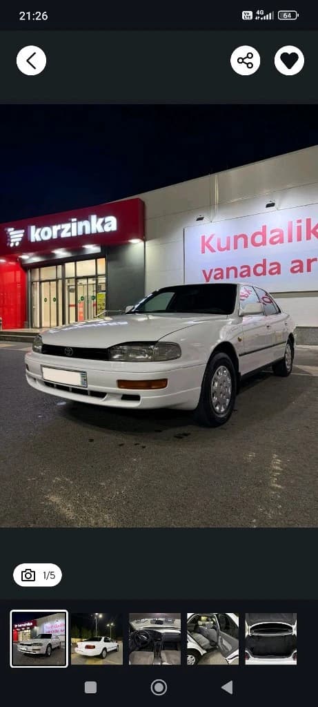 Toyota Camry, 1994, Toshkent – 1