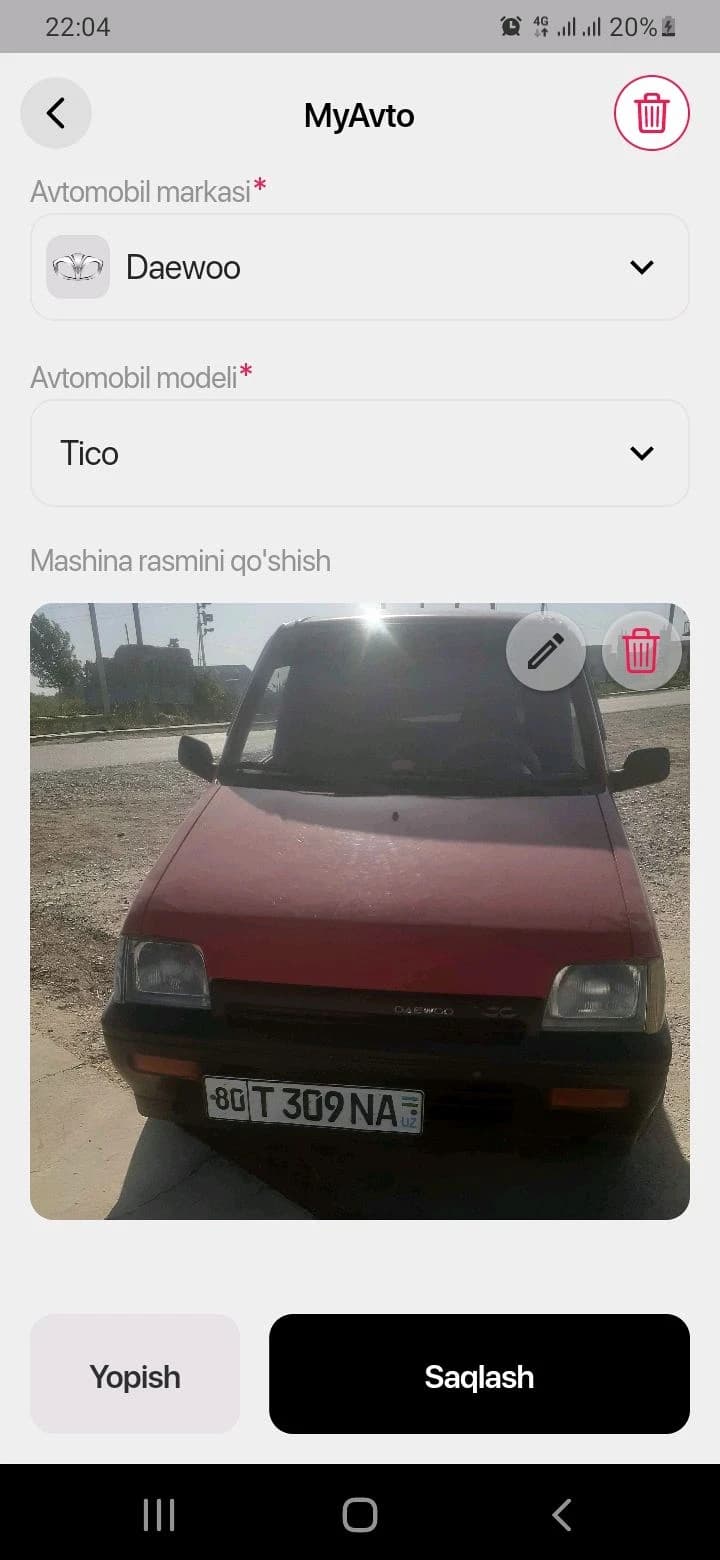 Daewoo Tico, 1997, Сырдарьинская область – 1