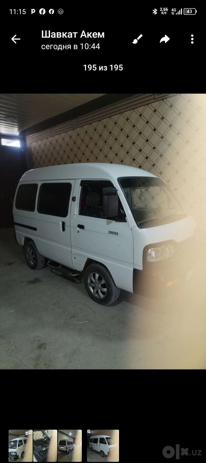 Chevrolet Damas, 2022, Buxoro – 1